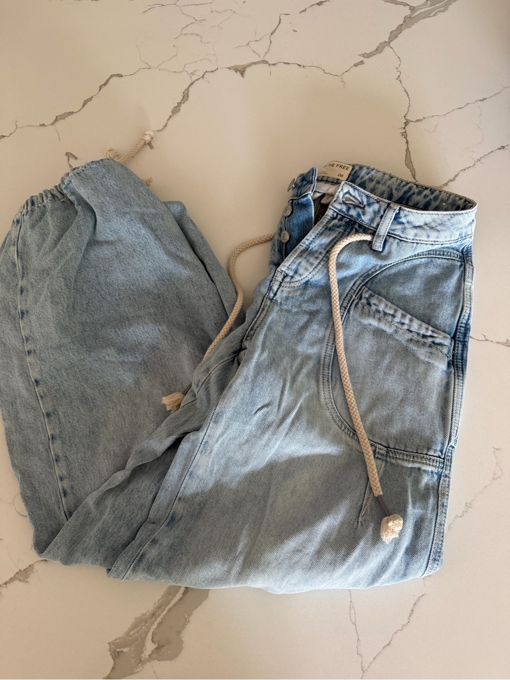 Free People We The Free Love Language Pull-On Relaxed Fit Boyfriend Jeans